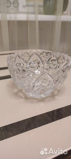 Салатник хрустальный
