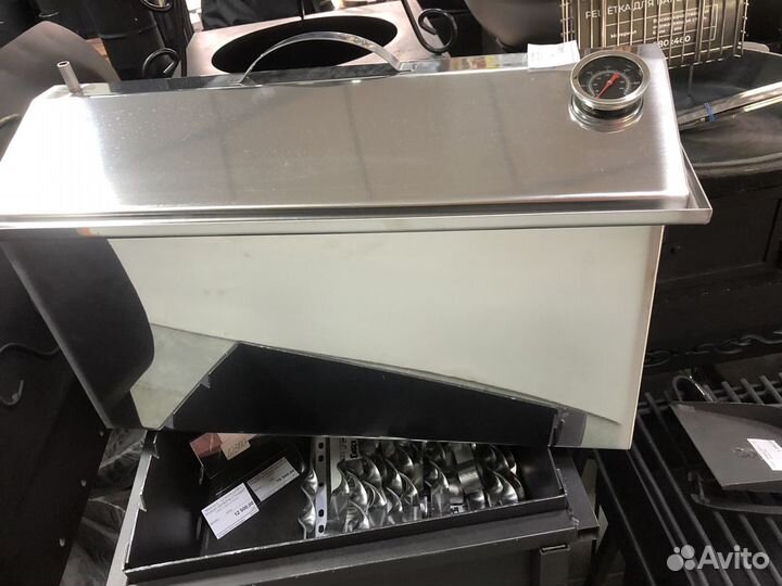 Коптильня нержавеющая сталь 1,2 мм. 250х500х250 с