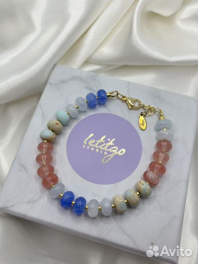 Браслет Letitgo из натуральных камней