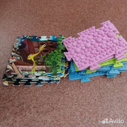 Ортопедический коврик и пазл