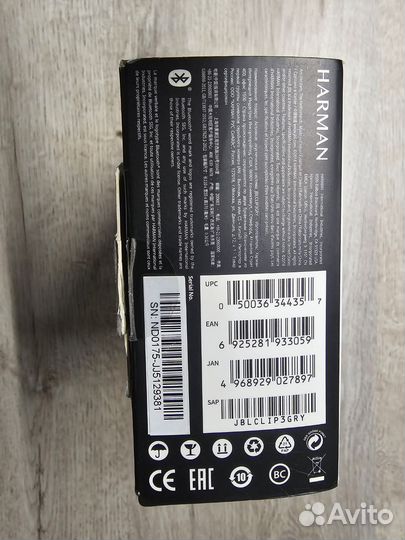 Колонка jbl clip 3