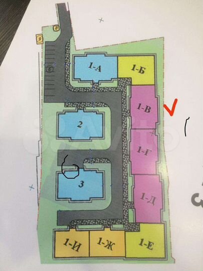 1-к. квартира, 39 м², 2/5 эт.