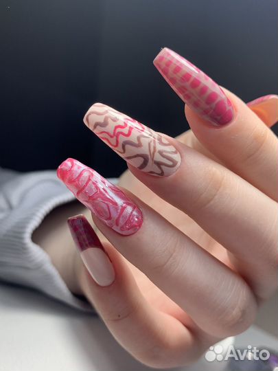 Маникюр, педикюр, крейзи наращивание