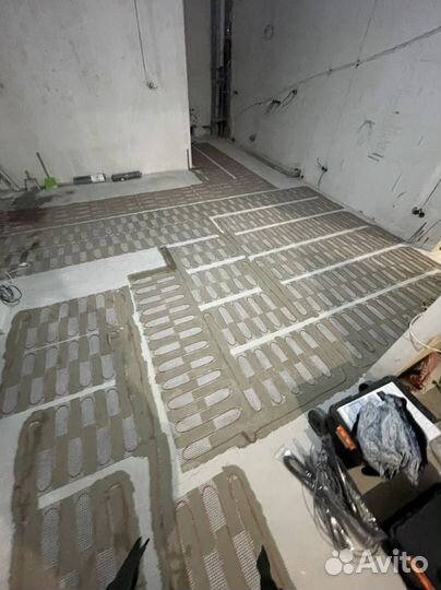 Монтаж электрического теплого пола с гарнтией