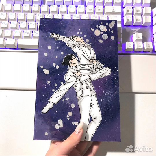 Рисунок на стекле, Чимин и Чонгук, BTS