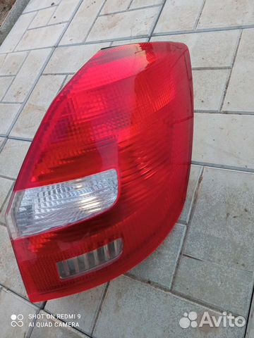 Фонарь задний правый skoda fabia 2