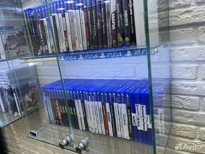 Диски на PS4 