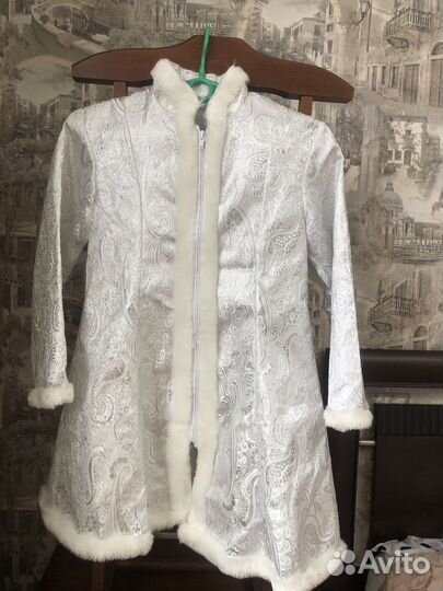 Костюм снегурочки детский 128 134