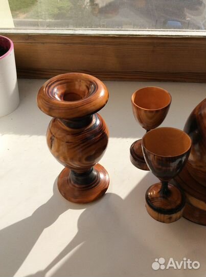 Глиняная вазочка