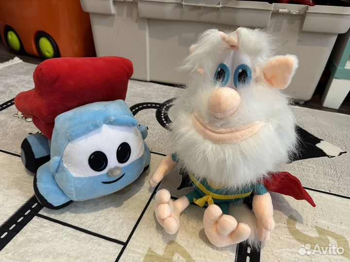 Грузовичок лева и буба мягкая игрушка