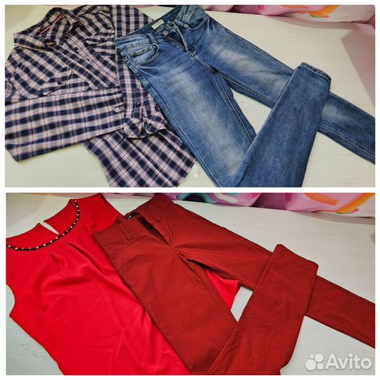 Огромный пакет (мешок) вещей на девочку от 152 р