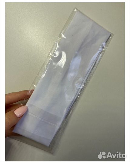 Белая повязка на голову Новая в упаковке