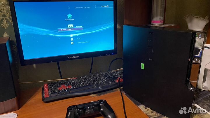Игровая приставка ps3 slim прошитая