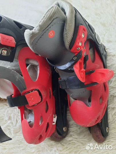 Роликовые коньки детские раздвижные