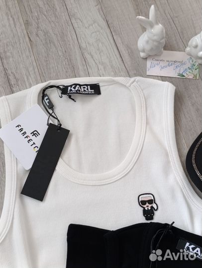 Майка топ Karl Lagerfeld Премиум s m L Xl