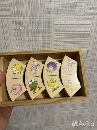 Домино деревянное