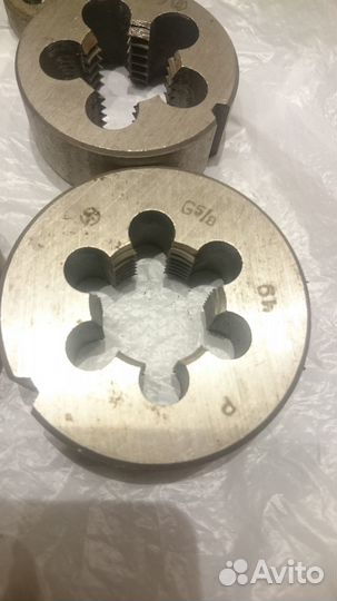 Плашка, лерка редкий размер М4 LH, М7х0,75, М9х1