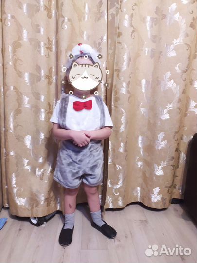 Новогодний костюм зайчика