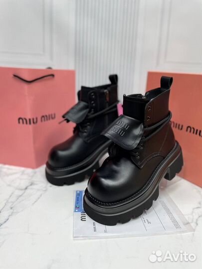 Ботинки женские miu miu