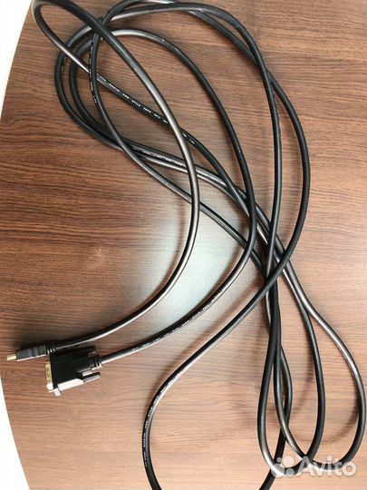 Видеокабель DVI-D-hdmi 5м