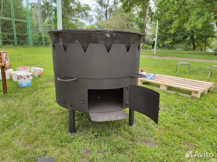 Казан чугунный узбекский Большое 50л 60л 225л