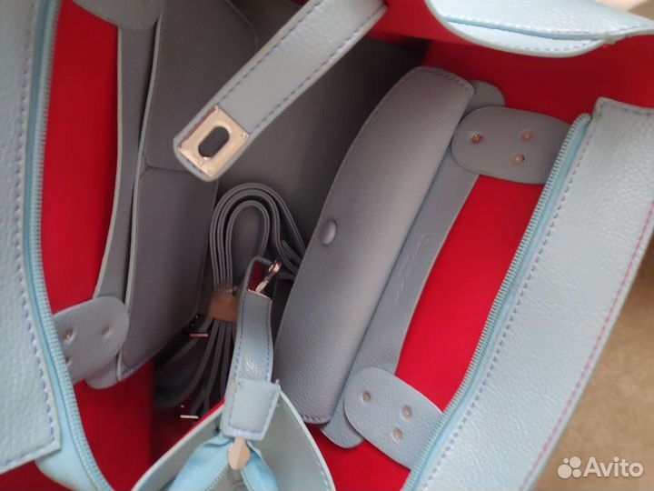 Сумка женская голубая