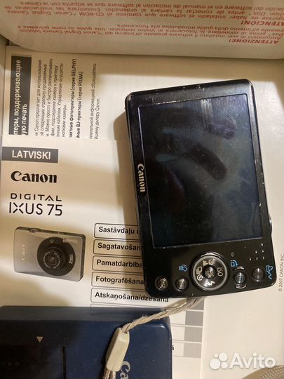 Фотоаппарат canon digital ixus 75