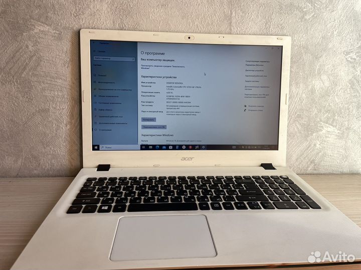 Ноутбук acer aspire E5