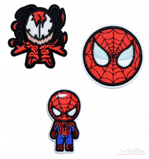 Нашивки на одежду набор супергерои заплатка декор