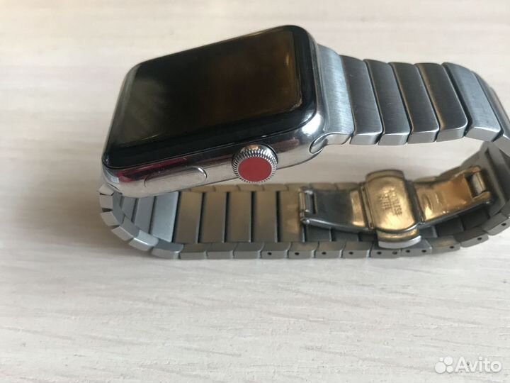 Часы apple watch 3 42mm нержавеющей стали