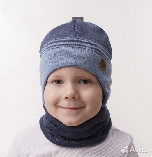 Шапка детская демисезонная, 50-52 размер