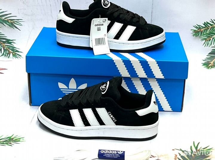 Кроссовки Adidas Campus 00s Black Люкс