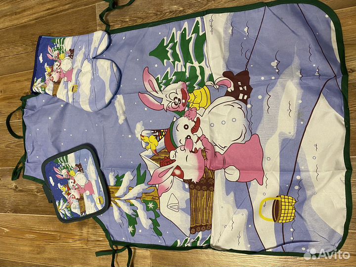 Прихватки для кухни и фартук