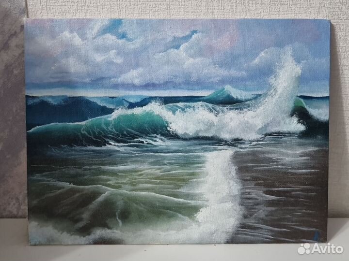Картина маслом на холсте ручная работа