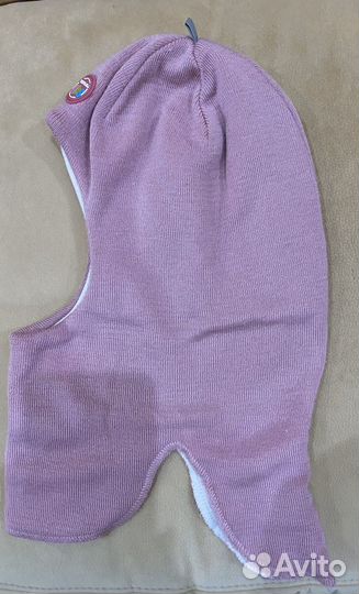 Шапка шлем осень-зима для девочки, р.52-54