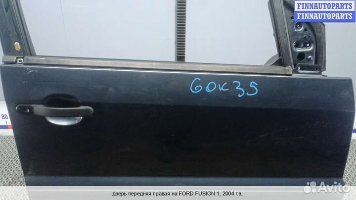 Дверь перед/право Ford Fusion (JU), 2004 1.4 Бензин