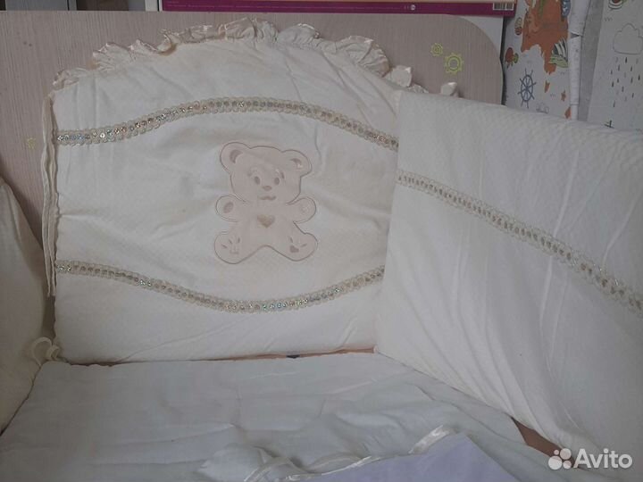 Бортики в детскую кроватку бу