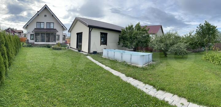 Коттедж 128 м² на участке 12 сот.