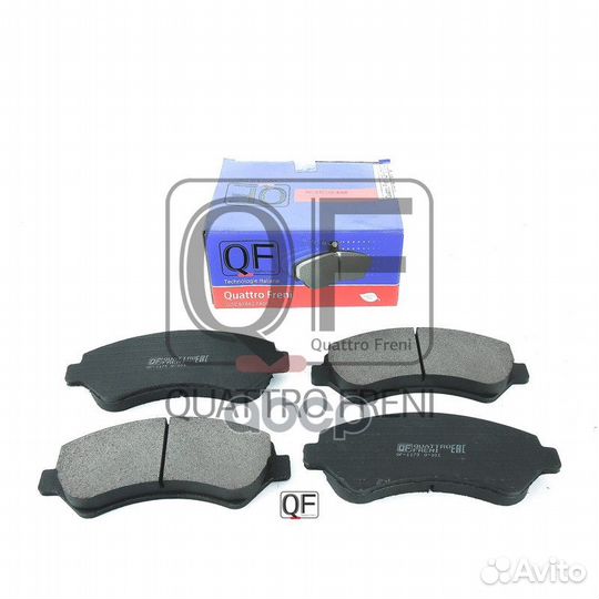 Колодки тормозные дисковые к-т qf67300 quattro