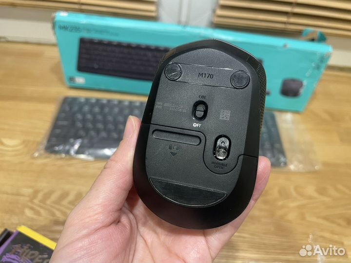 Клавиатура беспроводная новая logitech mk235