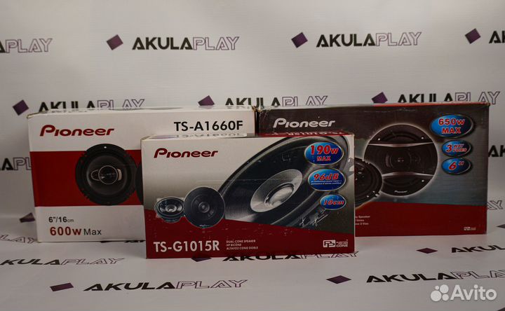 Динамики автомобильные Pioneer любой размер