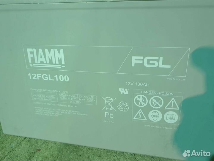 Аккумуляторы fiamm для ибп
