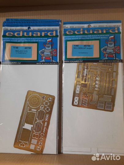 MIG-23 M/ML/MF Фототравление 1/48 и вооружение