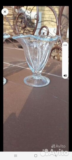 Креманки для мороженого, горшки