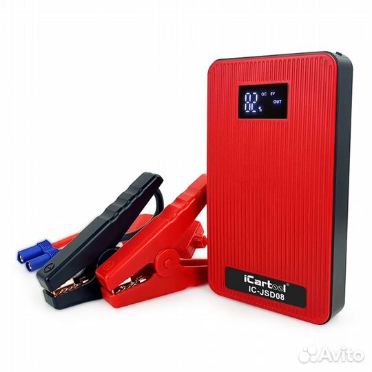 Пуско-зарядное устройство 12В, 8 000 мАч, 200/400А