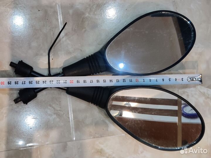 Два новых японских зеркала,скутер,мопед, мотоцикл