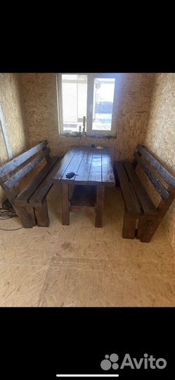 Уличная мебель массив