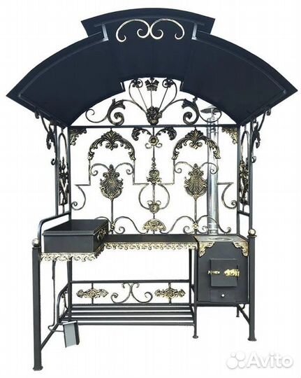 Мангал Делюкс стандарт с печкой