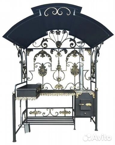 Мангал Делюкс стандарт с печкой