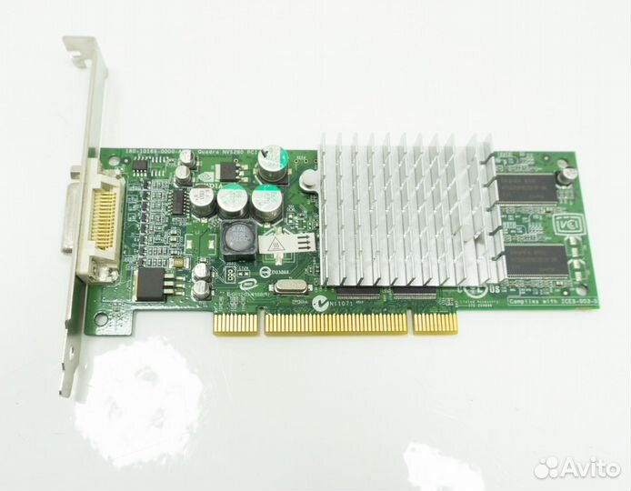 Видеокарта nvidia Quadro4 280nvs 64MB PCI VGA card